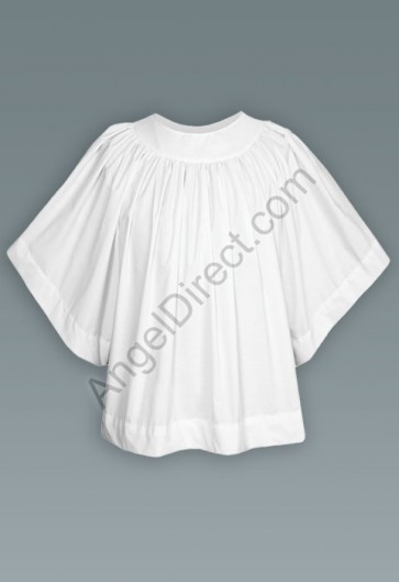 Abbey Brand Elbow Sleeve, Round Neck Server Surplice