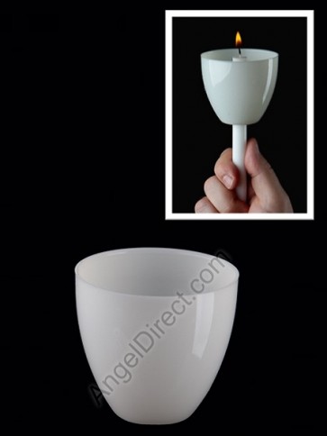 Angel Direct 2-3/4"D Moulded Plastic Frost Wind Protectors - Box Of 100