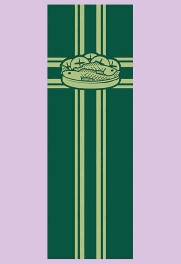 Celebration Banners All Seasons Series "Loaves and Fishes" 3'W X 9'H Worship Banner