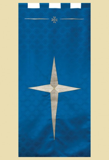 R.J. Toomey Maltese Cross Series "Bethlehem Star" 2'W X 4'H Worship Banners