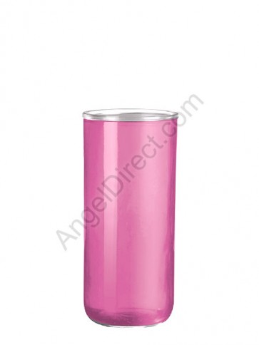 Dadant Candle 3-Day Frost Pink, Permanent Glass Globe - Case Of 12 Globes