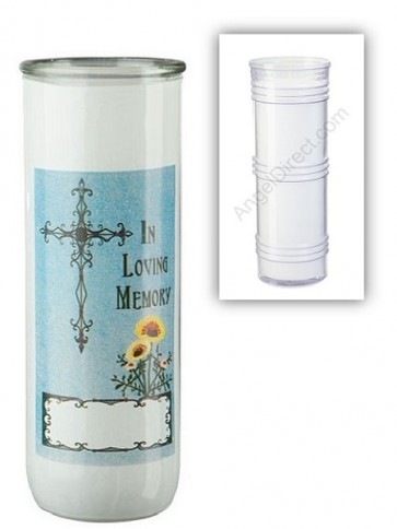 Dadant Candle All Souls' Day Permanent Glass Globe - Case Of 12 Globes