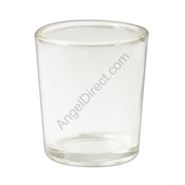 Dadant Candle Clear, Glass, 15-Hour Votive Candle Holder - Box Of 12 Holders