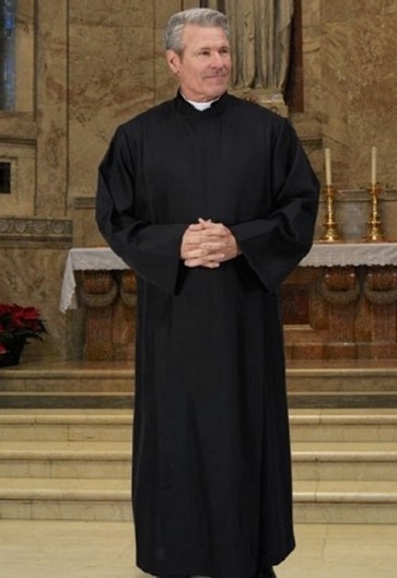 R.J. Toomey Black Front Wrap Alb