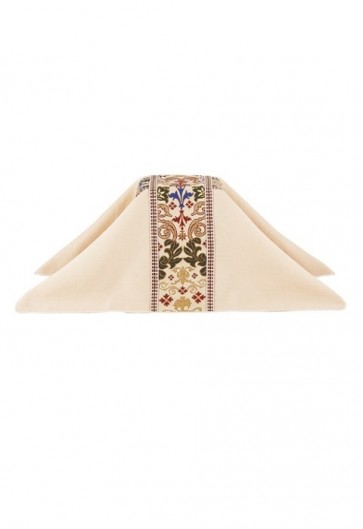 R.J. Toomey Coronation Collection Ivory, 26"W X 26"L Urn Pall