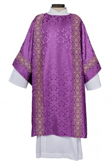 R.J. Toomey Monreale Collection Purple Dalmatic with Inner Stole