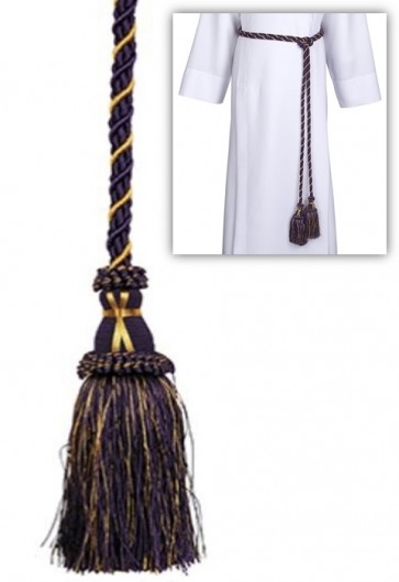 R.J. Toomey Purple 158"L Gethsemane Polyester Cincture