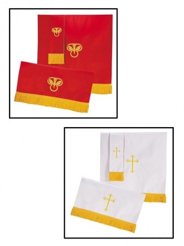 R.J. Toomey Reversible Red/White Three-Piece Parament Set