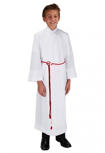 R.J. Toomey Polyester/Cotton Front Wrap Server Alb