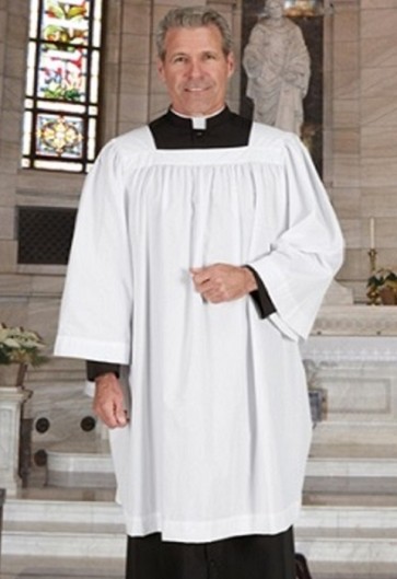 R.J. Toomey Traditional Square-Neck Surplice