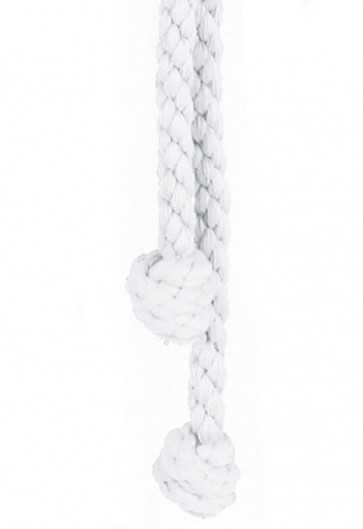 R.J. Toomey White 96"L Cotton Cincture