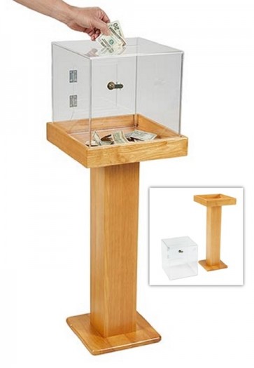 Robert Smith 37"H Floor Donation Box