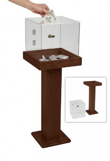 Robert Smith 37"H Floor Donation Box