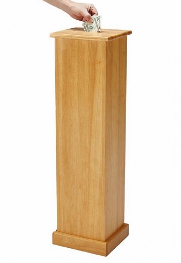 Robert Smith 34"H Floor Donation Box