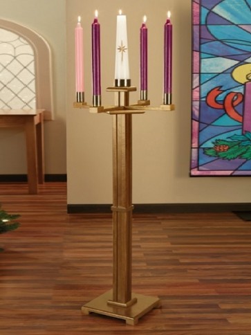 Robert Smith 49-1/2"H Advent Floor Wreath