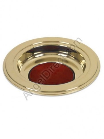 Sudbury Brass 12"D Brass Tone Offering Plate