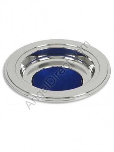 Sudbury Brass 12"D Silver Tone Offering Plate