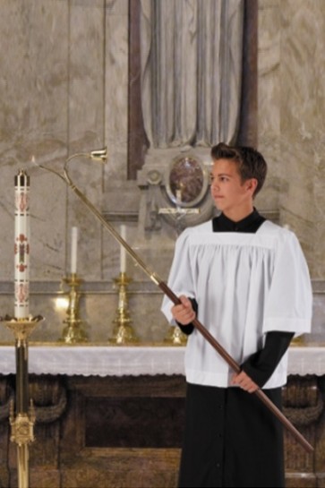 Sudbury Brass 36"L Candlelighter With Bell Snuffer