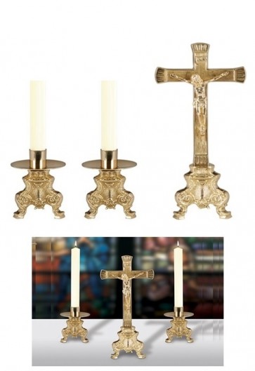 Sudbury Brass Altar Set