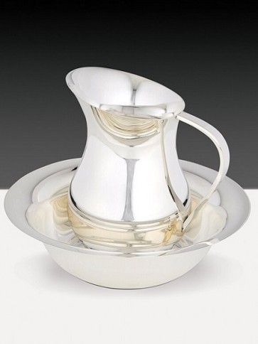 Sudbury Brass Baptismal Bowl and Ewer Set