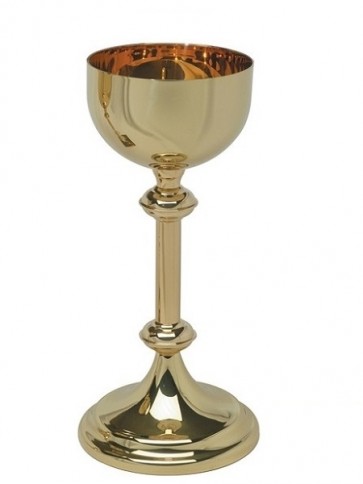 Sudbury Brass Ceremonial Chalice with Round Base