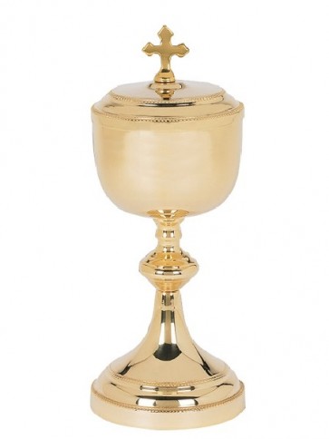 Sudbury Brass Classic Chapel Ciborium with Cross Cover
