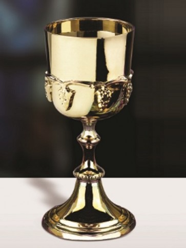 Sudbury Brass Embossed Grape Common Cup