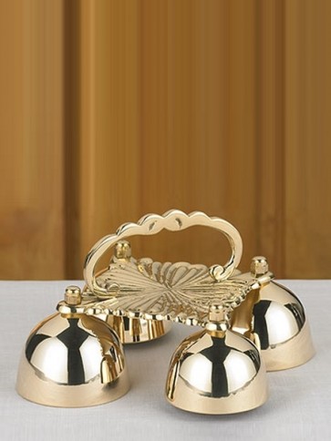 Sudbury Brass Hand-Held Bell Set With Four Bells