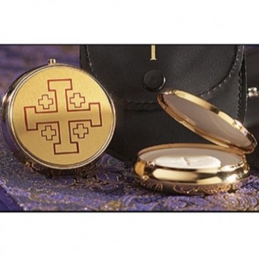 Sudbury Brass Jerusalem Cross Pyx - Set of 3 Pyxes