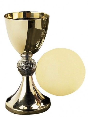 Sudbury Brass Loaves and Fishes Chalice and Paten Set