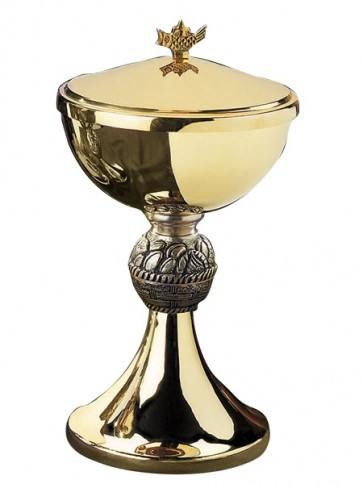 Sudbury Brass Loaves and Fishes Ciborium with Cover