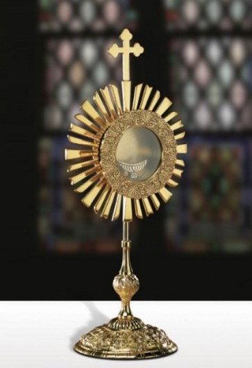 Sudbury Brass Ornate Cross Monstrance