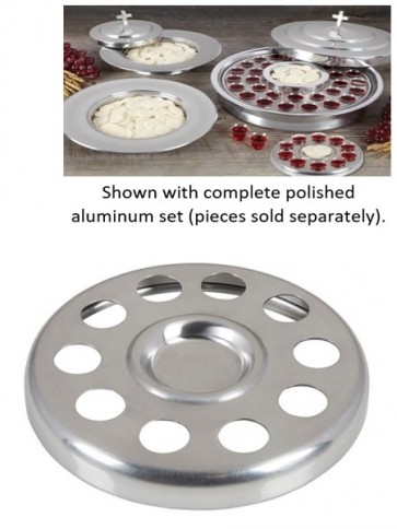 Sudbury Brass Polished Aluminum Communion Cup Insert