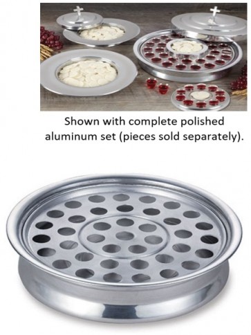 Sudbury Brass Polished Aluminum Stacking Communion Tray