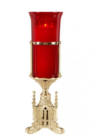 Sudbury Brass San Pietro Series Table Sanctuary Lamp