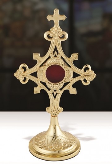 Sudbury Brass Floury Round Reliquary