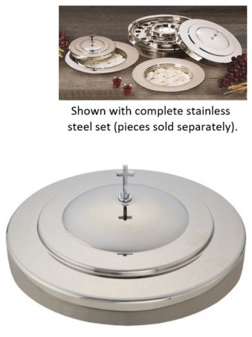 Sudbury Brass Stainless Steel Communion Tray Cover