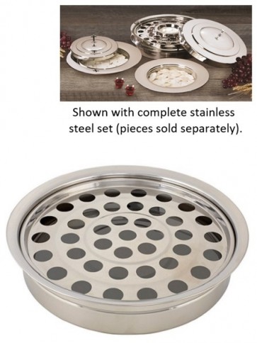 Sudbury Brass Stainless Steel Stacking Communion Tray