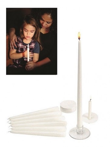 Will & Baumer 4-1/4"H Candlelight Service Set - 240 Parishioners