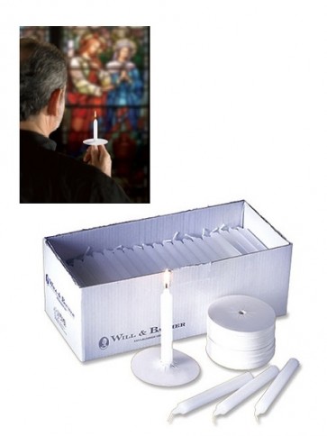Will & Baumer 4-1/4"H Candlelight Service Set - 240 Parishioners