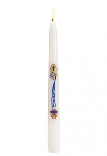 Will & Baumer 7/8"D "My Baptism" Baptism Candle - Box of 24 Candles