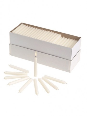 Will & Baumer No. 1 6-1/2"H Polar-Brand Parishioner Candles - Carton Of 250