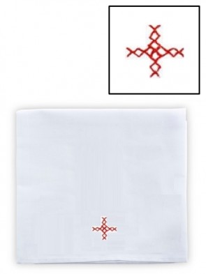 Abbey Brand Linen/Cotton Red Cross Corporal - Pack of 3 Linens