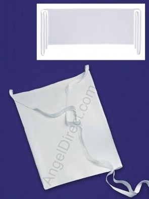 Abbey Brand Polyester/Cotton Front Wrap Amice - Pack of 3 Amices