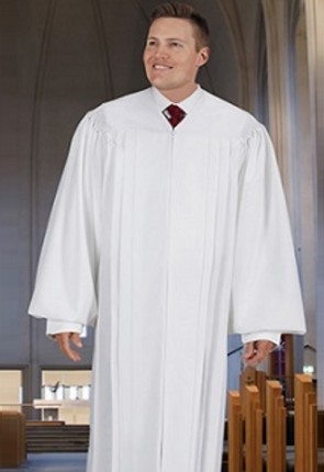 Cambridge White "Classic" Pulpit Robe