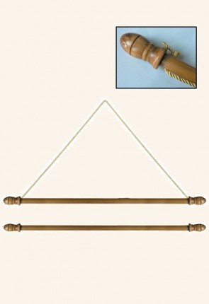 Celebration Banners 3'W Wood Banner Hangers - 2 Sets