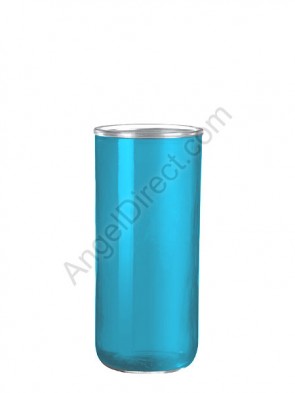 Dadant Candle 3-Day Marian Blue, Permanent Glass Globe - Case Of 12 Globes