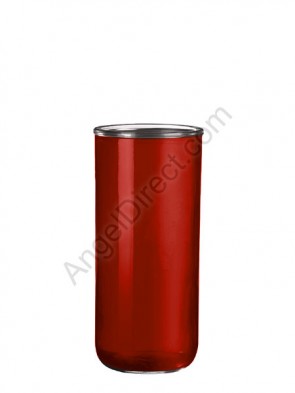 Dadant Candle 3-Day Ruby, Permanent Glass Globe - Case Of 12 Globes