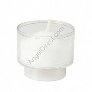 Dadant Candle Clear, Plastic, 4-Hour Disposable Votive Candle - 2GR Case