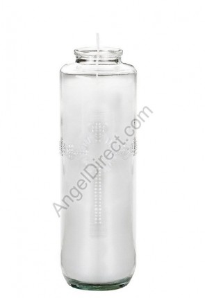 Dadant Candle Glass, 7-Day, Paraffin-Based Sanctuary Candle - Case Of 12 Candles